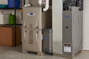 Carrier-Furnace-installed-basement-800X500